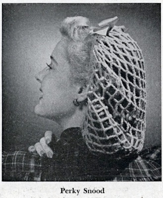 Perky Snood, from the Complete guide to Modern Knitting and Crocheting, 1942